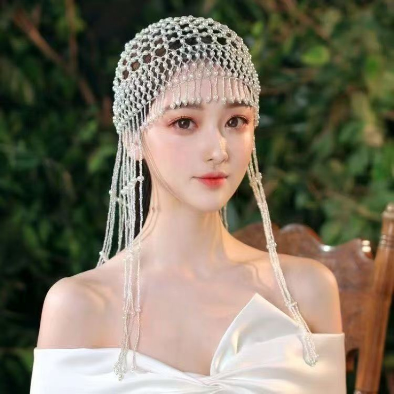 Women'S Hair Accessories Wedding - إكسسوار شعر يدوي الصنع مزين بالخرز