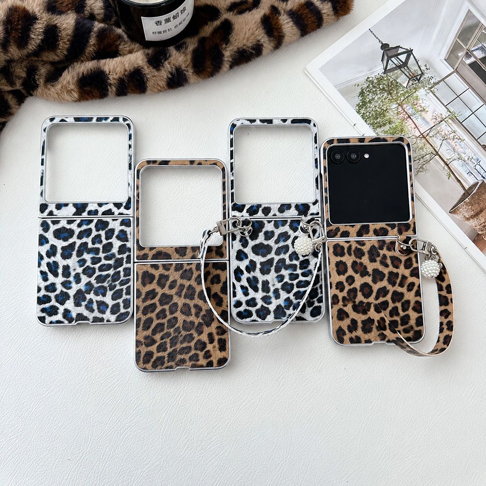 Women'S Vacation Accessories - حافظة هاتف قابلة للطي بطبعة جلد