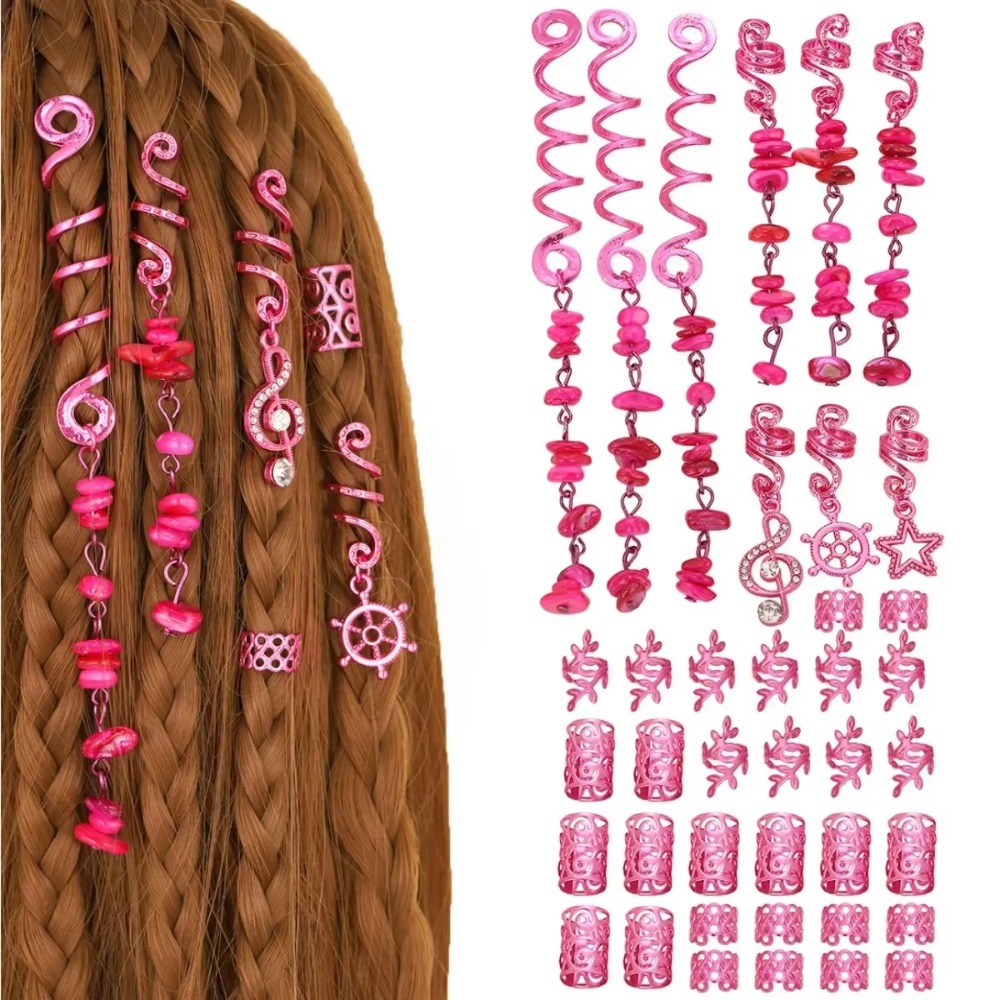 Women'S Viking Accessories - 10 قطعة فايكنغ الوردي دوامة ثلاثية