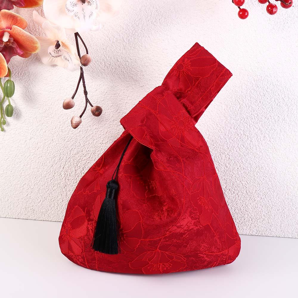 Women'S Accessories Handbags - شيونغسام اكسسوارات شرابة عقدة حقيبة المعصم