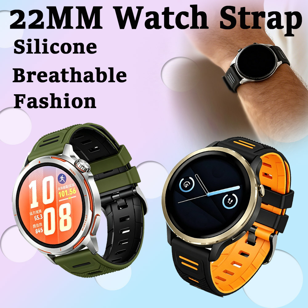 Women'S Accessories To Wear With Watch - حزام ساعة من السيليكون مقاس 22