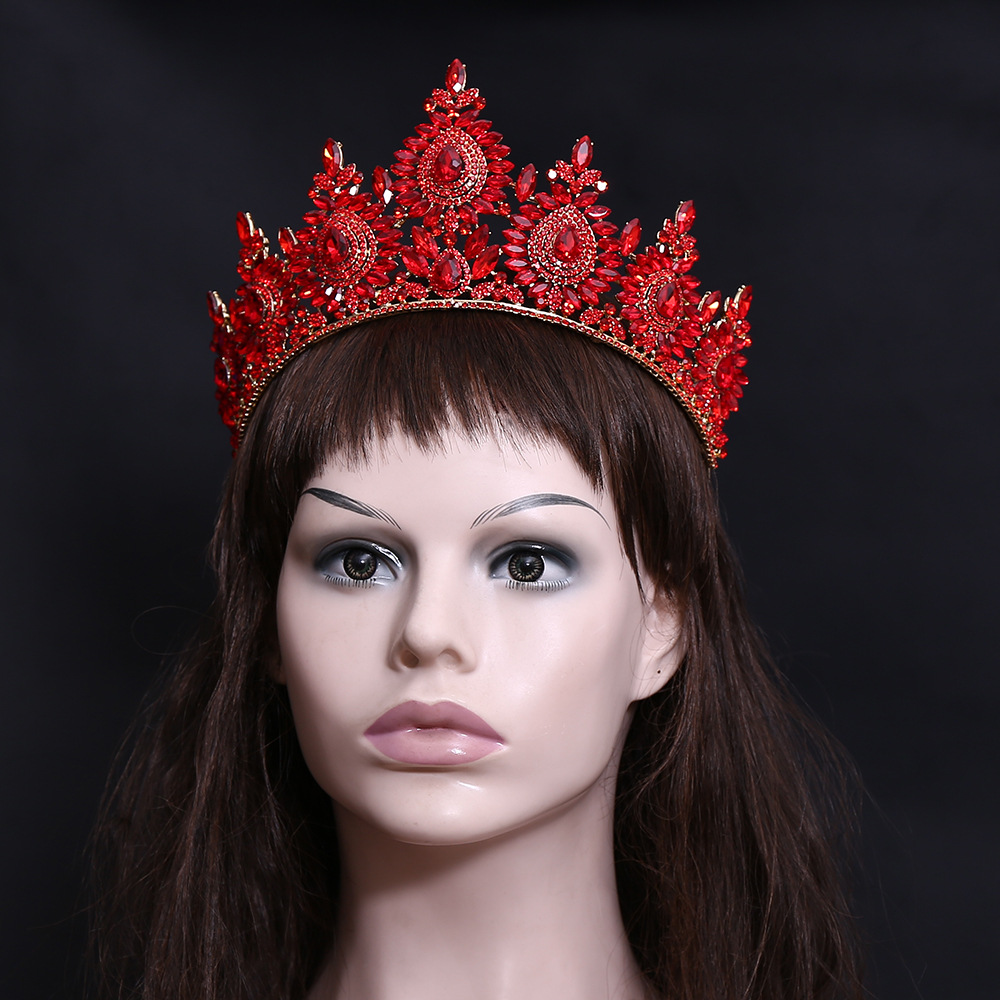 Women'S Hair Accessories Wedding - تاج زفاف على الطراز الباروكي الأوروبي
