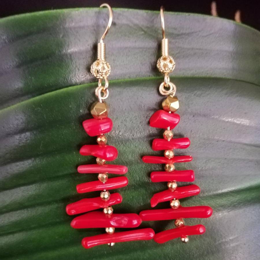 أقراط نسائية طويلة متدلية بتصم - مراجعة Tassel Earrings Boho وسعره