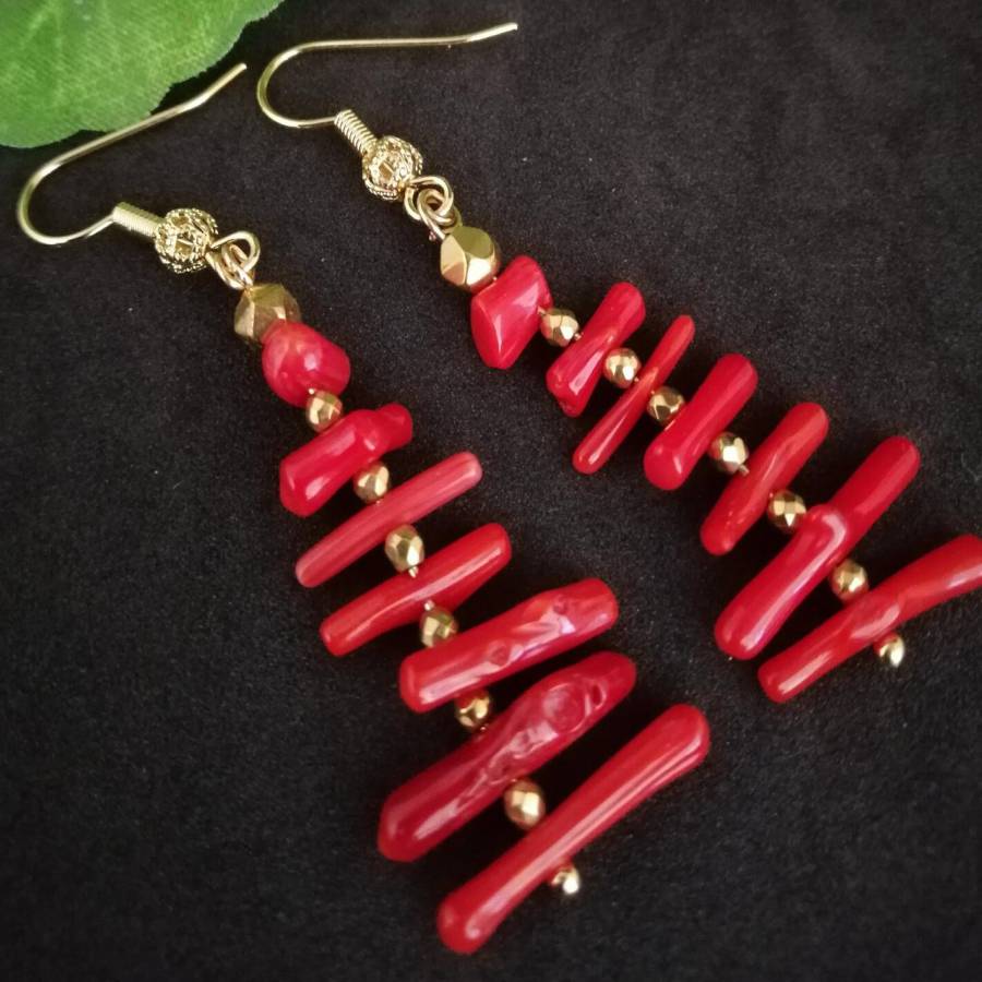 أقراط نسائية طويلة متدلية بتصم - مراجعة Tassel Earrings Boho وسعره