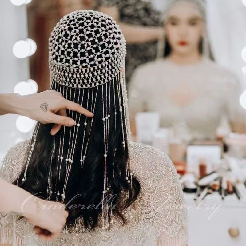 إكسسوار شعر يدوي الصنع مزين با - مراجعة Women'S Hair Accessories Wedding وسعره