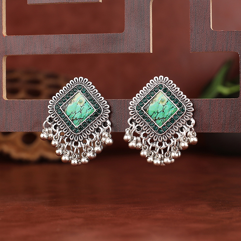 Vintage العرقية الفضة اللون سا - مراجعة Tassel Earrings Boho وسعره