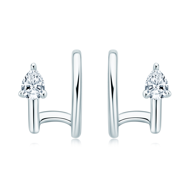 IOGOU الكفة أقراط للنساء 925 ف - مراجعة Women'S Emo Accessories وسعره