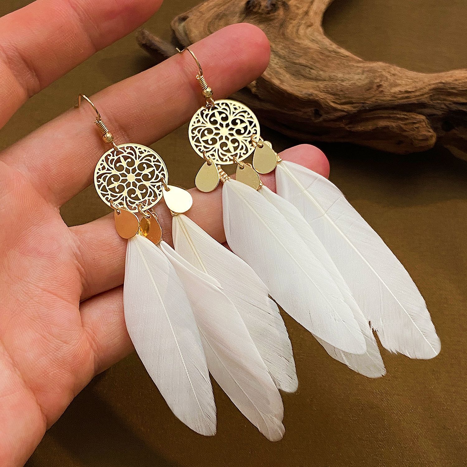 البوهيمي ريشة شرابة الأقراط لل - مراجعة Tassel Earrings Boho وسعره