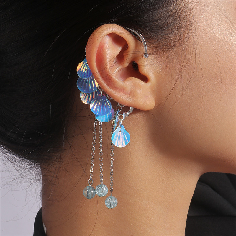 Aihua جديد بوهو اللؤلؤ نجم الب - مراجعة Tassel Earrings Boho وسعره