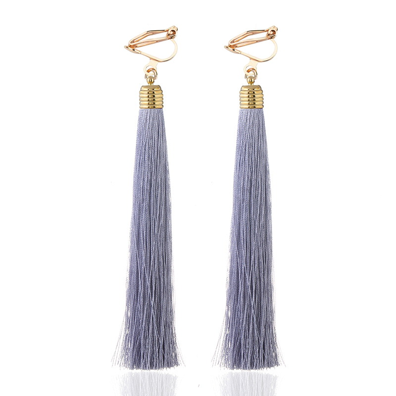 أقراط بمشبك من الألياف ، 12 سن - مراجعة Tassel Earrings Boho وسعره