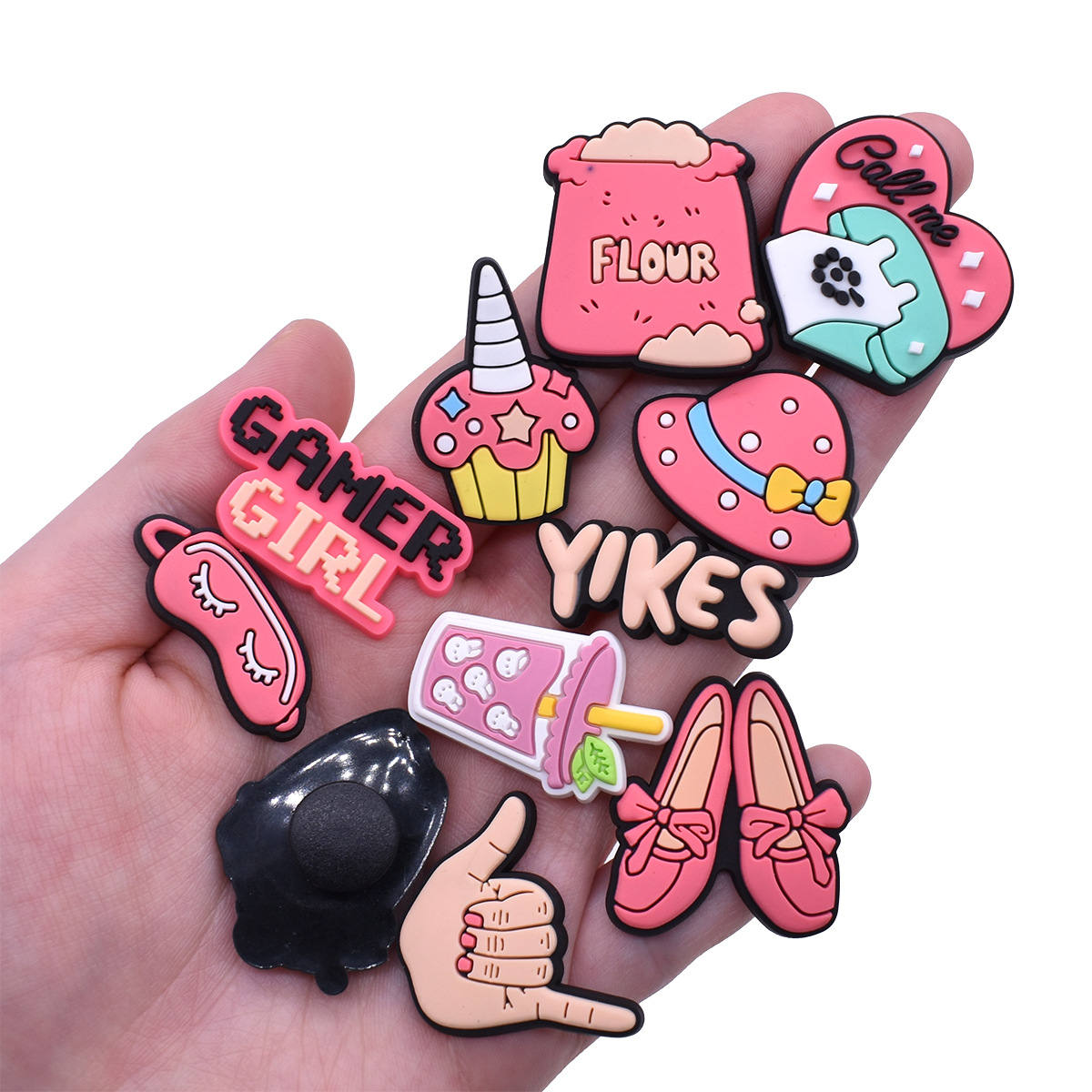 Cute Pink Shoe Charms Decorati - مراجعة Women'S Accessories For Crocs وسعره