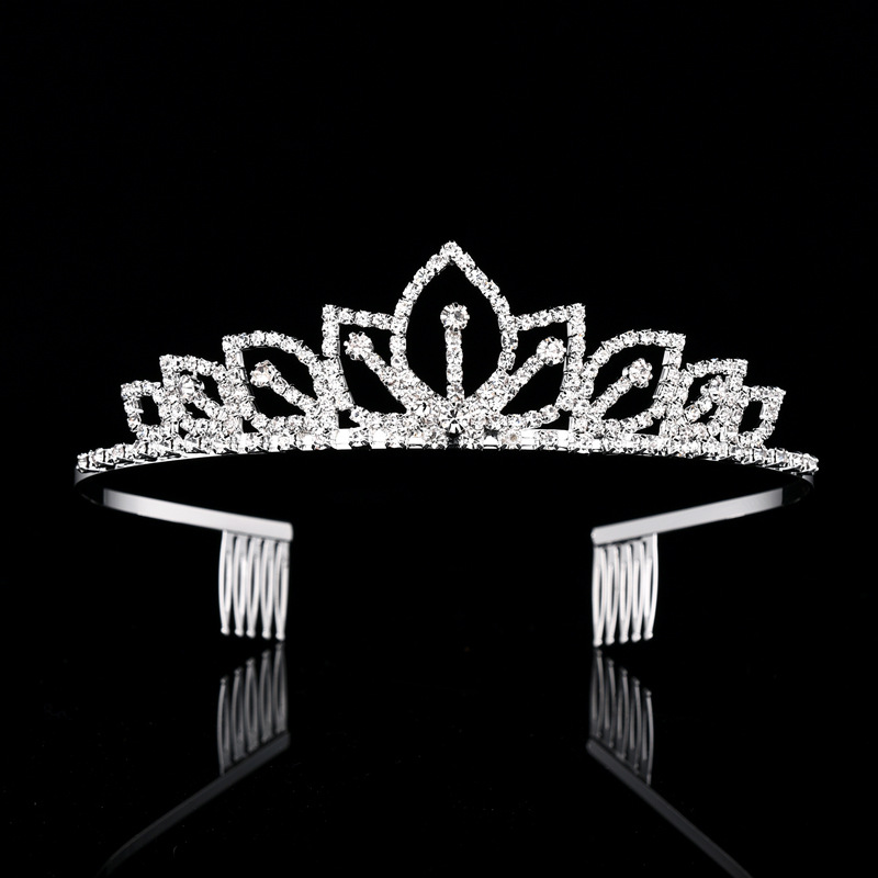 تاج زفاف فضي اللون مرصع بالأحج - مراجعة Women'S Hair Accessories Wedding وسعره