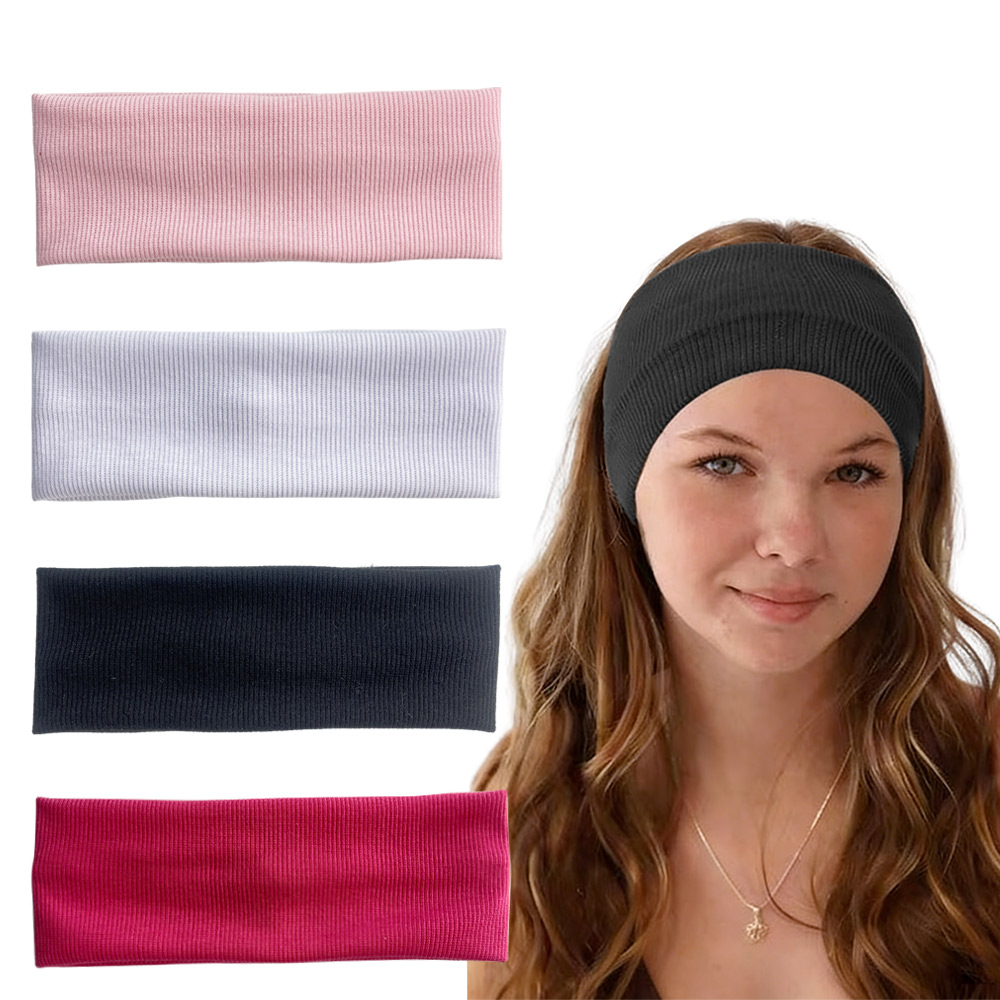 4 قطع من عصابات الرأس المطاطية - مراجعة Women'S Yoga Accessories وسعره