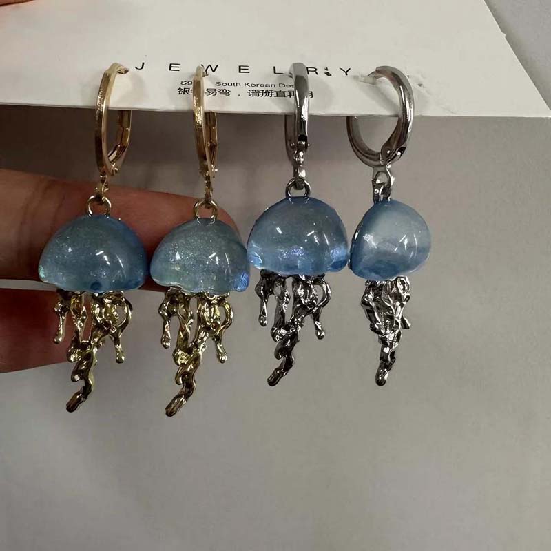أقراط على شكل قنديل البحر الأز - مراجعة Women'S Emo Accessories وسعره