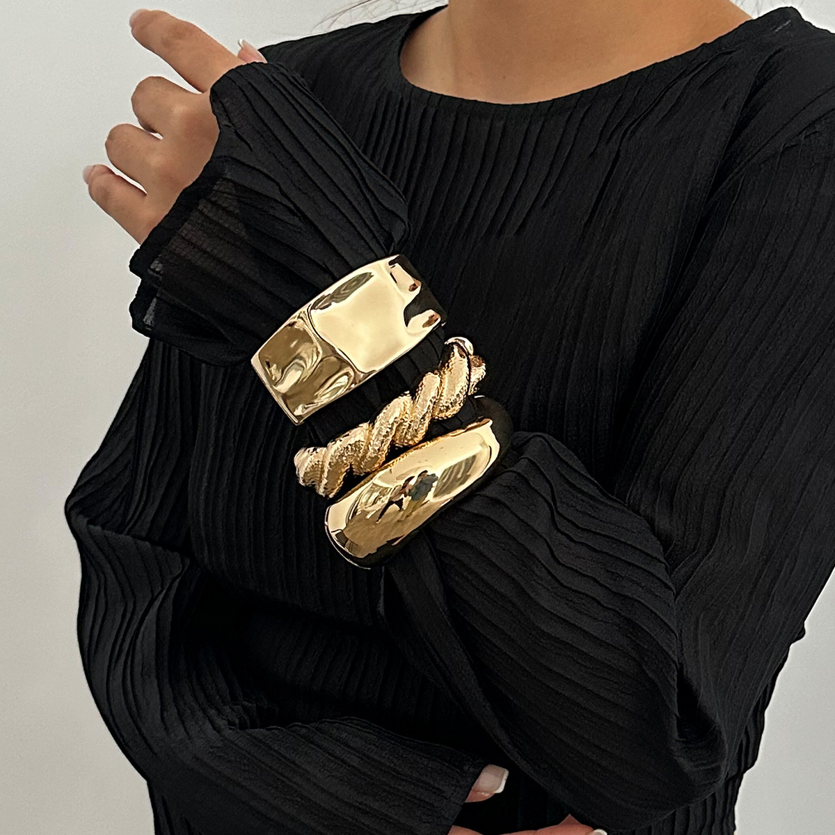 خمر الذهب اللون الهيب هوب المع - مراجعة Women'S Emo Accessories وسعره
