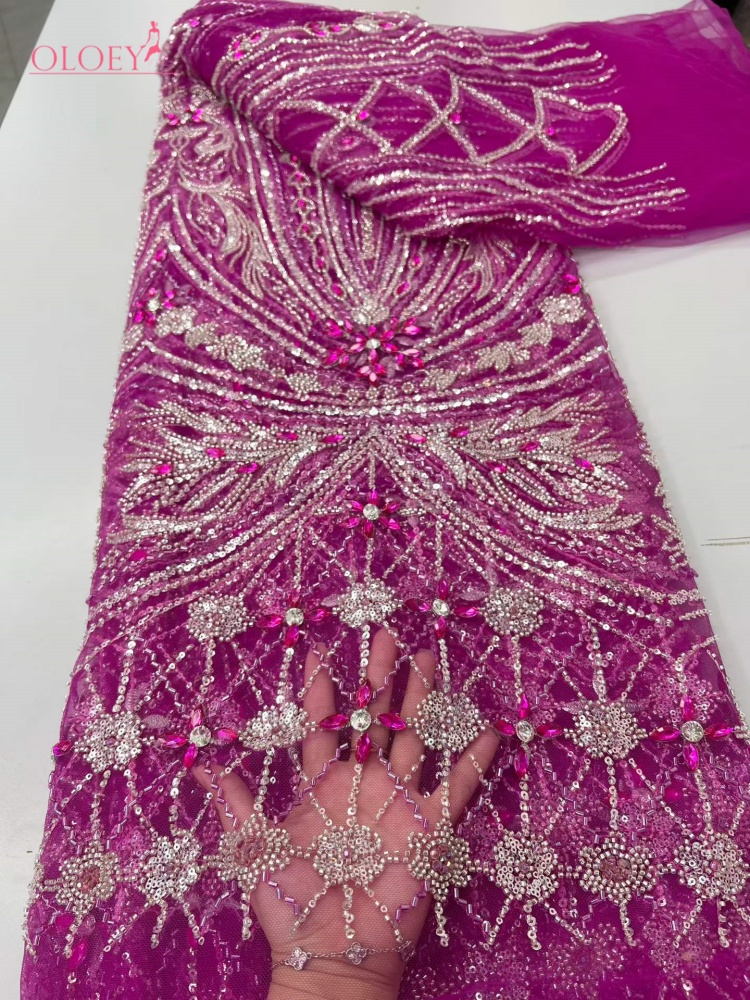 OLOEY قماش دانتيل أفريقي نيجير - مراجعة Women'S African Accessories وسعره
