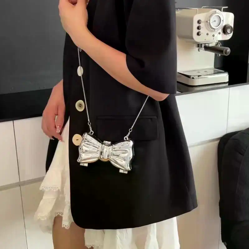 حقيبة يد معدنية فاخرة صغيرة بت - مراجعة Women'S Accessories Handbags وسعره
