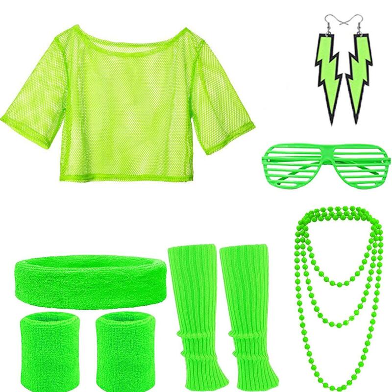طقم ملابس هيبي ديسكو من الثمان - مراجعة Women'S Vacation Accessories وسعره