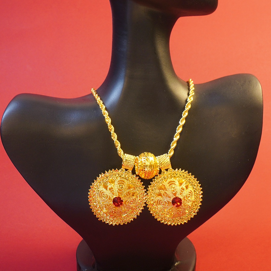 أقراط إثيوبية عصرية من الذهب ع - مراجعة Women'S African Accessories وسعره