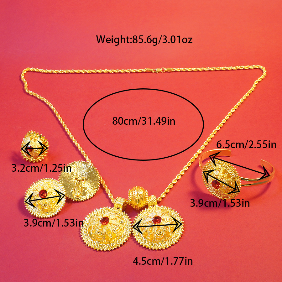 أقراط إثيوبية عصرية من الذهب ع - مراجعة Women'S African Accessories وسعره