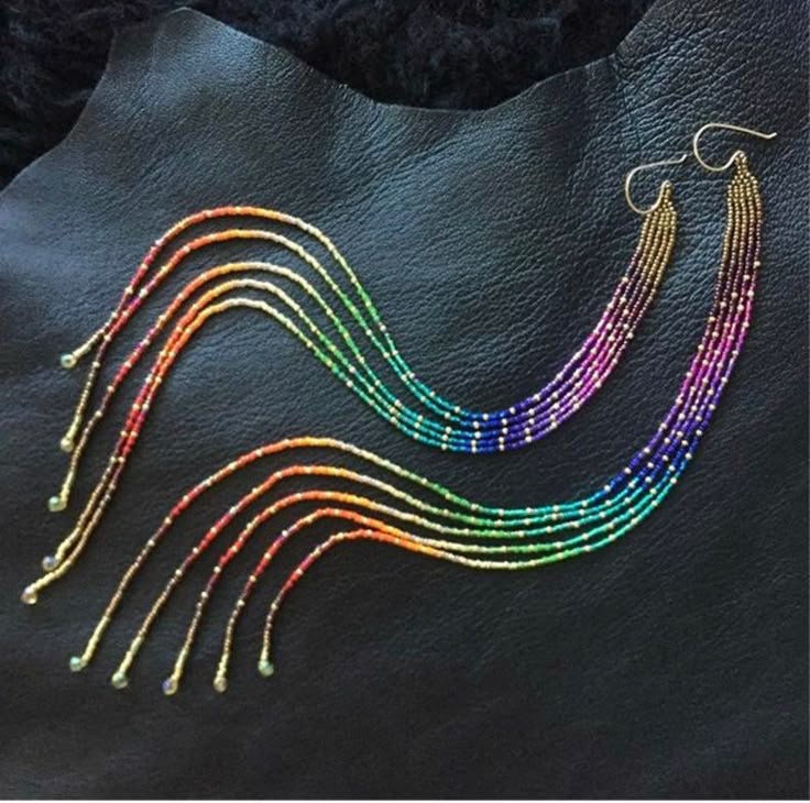 الأرز حبة الأقراط التدرج اللون - مراجعة Tassel Earrings Boho وسعره