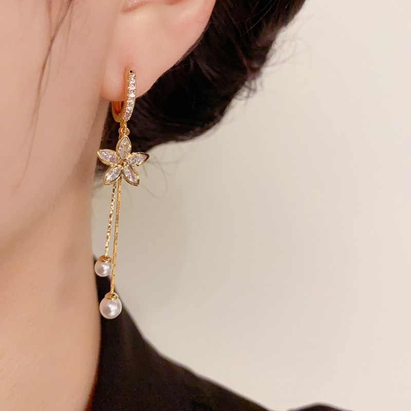 أقراط متدلية فاخرة بتصميم زهرة - مراجعة Tassel Earrings Boho وسعره