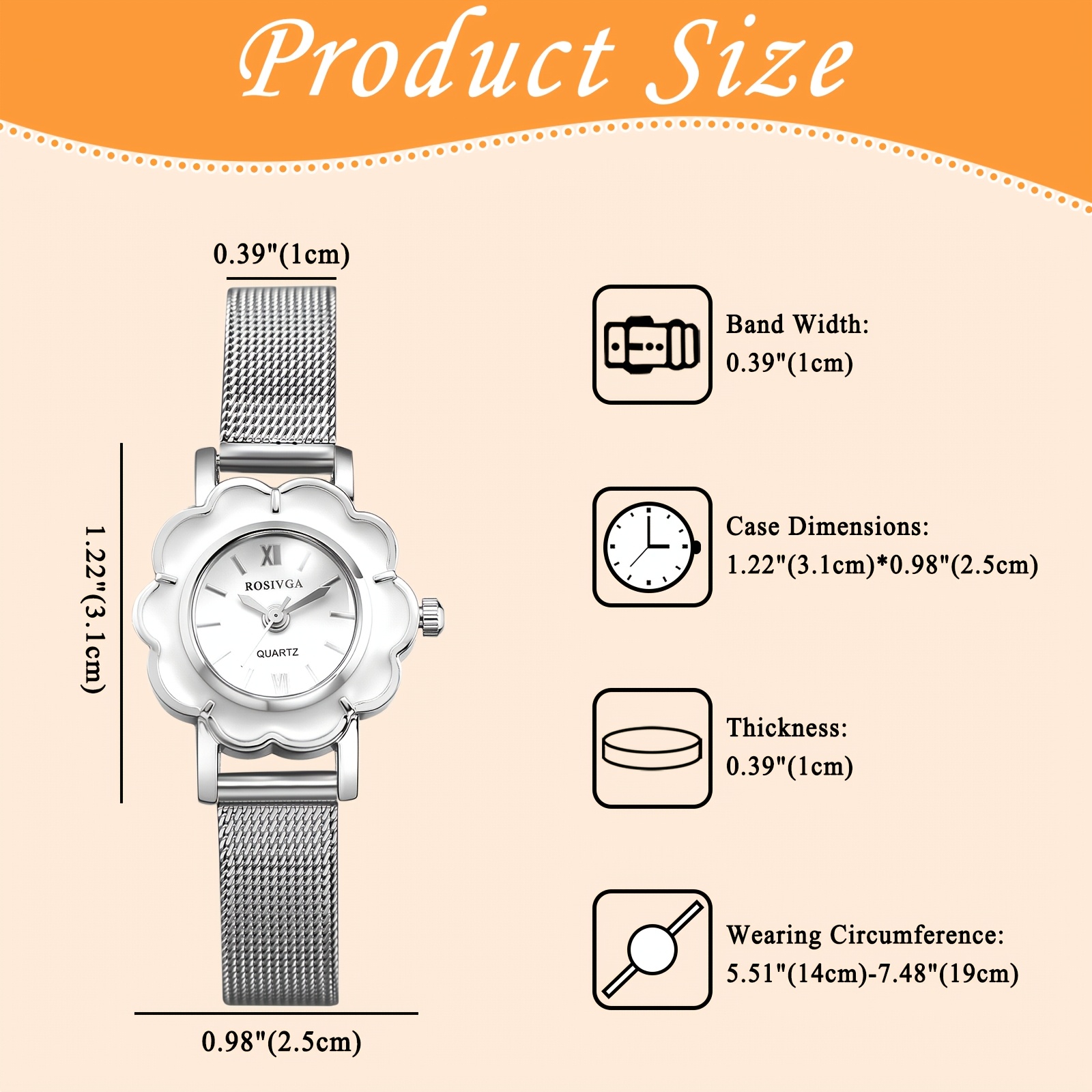 ساعة يد نسائية بتصميم زهري، سا - مراجعة Women'S Accessories To Wear With Watch وسعره