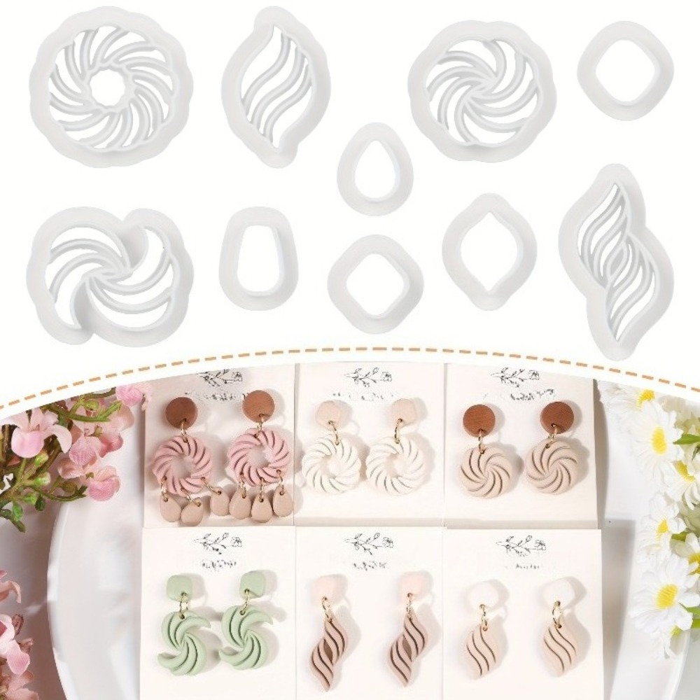 10 قطع من قوالب الأقراط البولي - مراجعة Tassel Earrings Boho وسعره