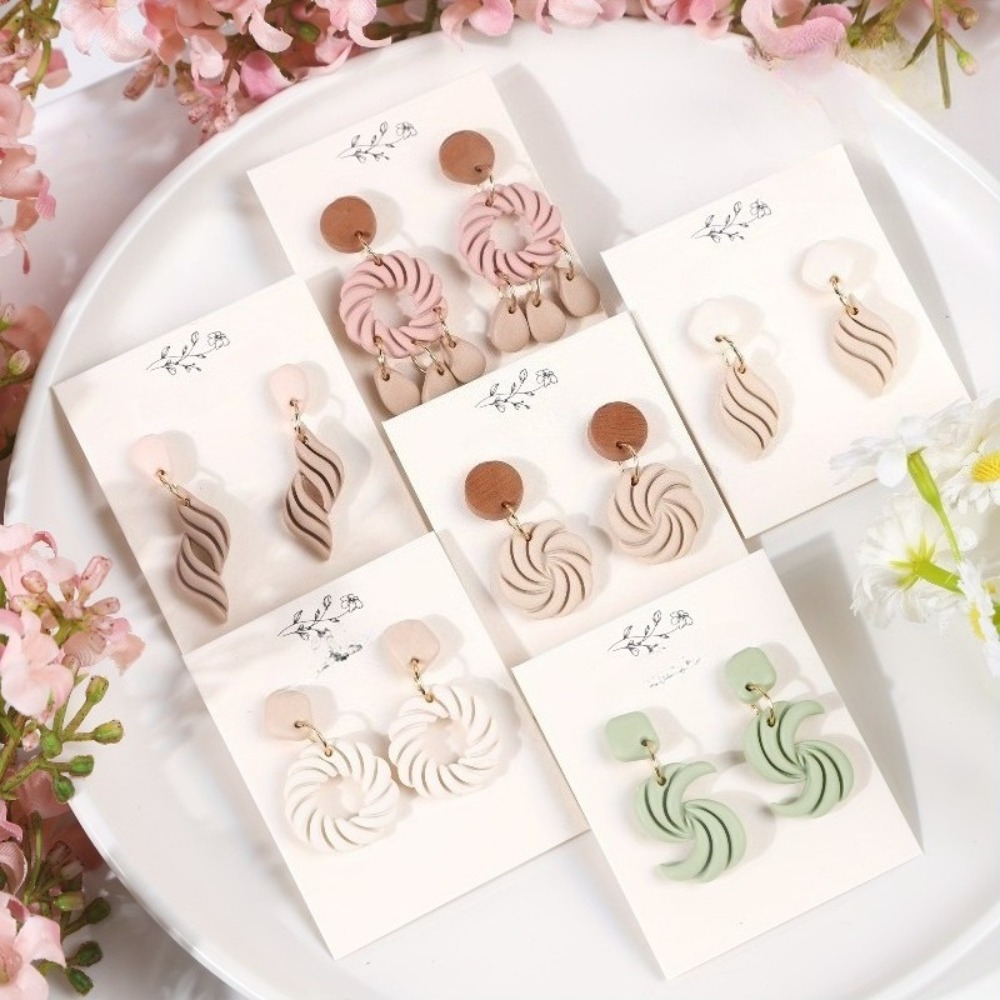 10 قطع من قوالب الأقراط البولي - مراجعة Tassel Earrings Boho وسعره