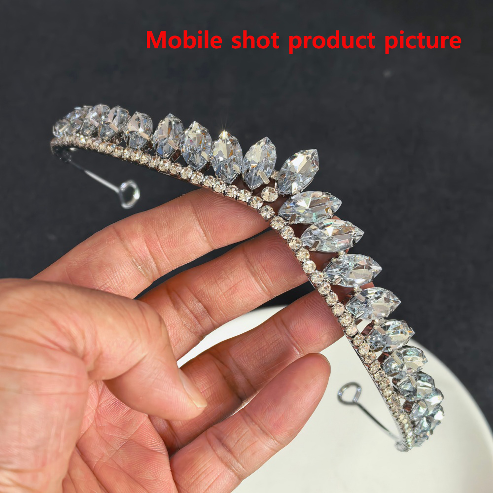 تيجان شعر كريستالية بسيطة للعر - مراجعة Women'S Hair Accessories Wedding وسعره