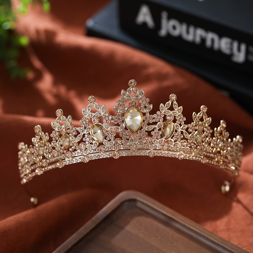 تاج زفاف فضي مطلي بتصميم أوراق - مراجعة Women'S Hair Accessories Wedding وسعره
