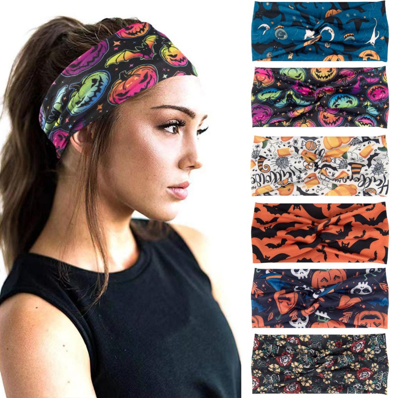 عصابة رأس واسعة مطبوعة بوهيمية - مراجعة Women'S Yoga Accessories وسعره