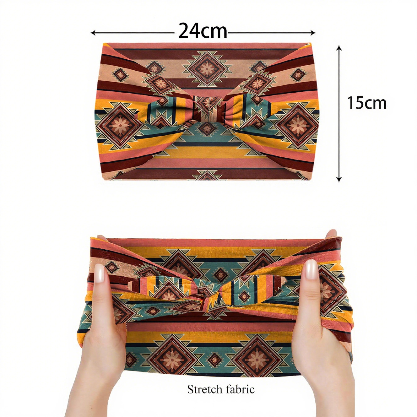 عصابات رأس عريضة بتصميم عرقي ق - مراجعة Women'S Yoga Accessories وسعره