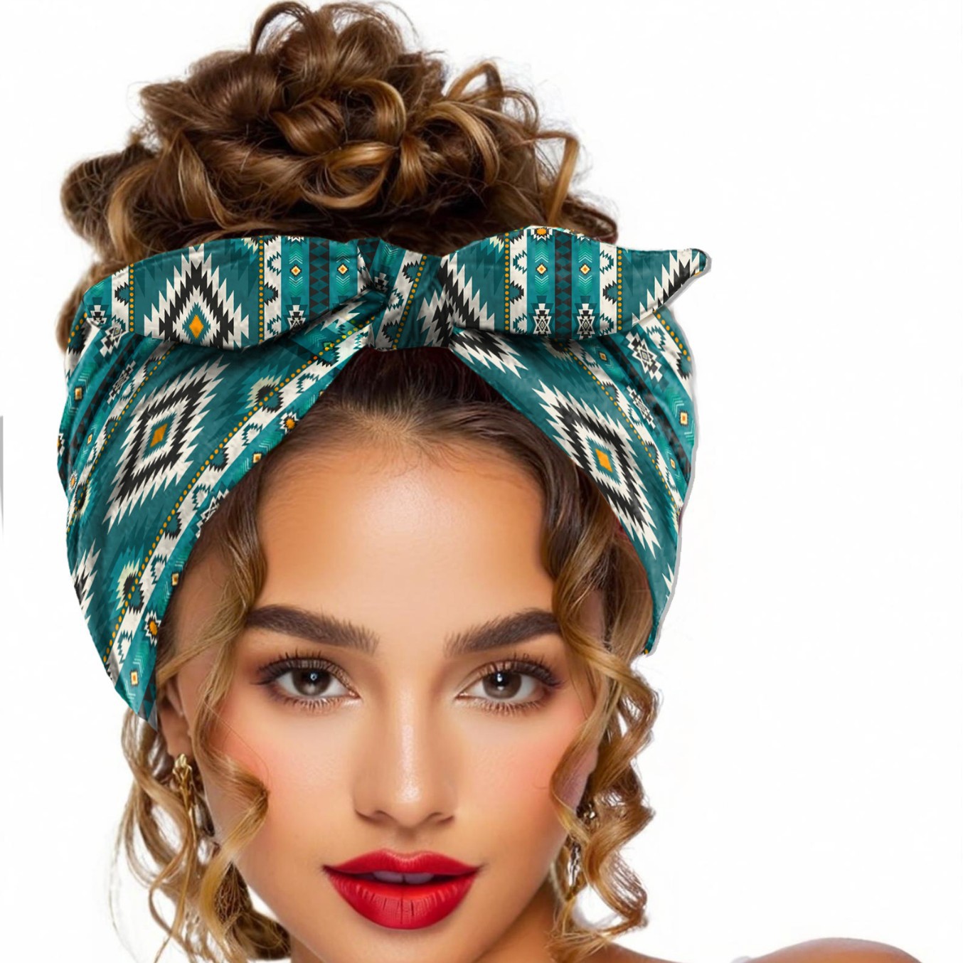 عصابات رأس عريضة بتصميم عرقي ق - مراجعة Women'S Yoga Accessories وسعره