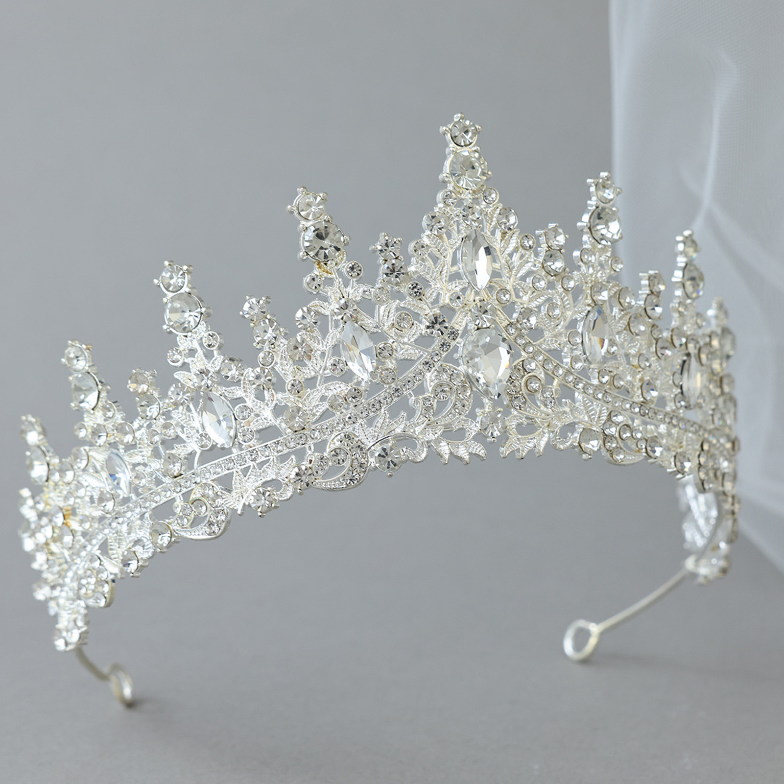 تاج زفاف مرصع بالأحجار الكريمة - مراجعة Women'S Hair Accessories Wedding وسعره